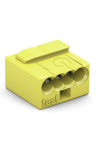 Wago 243-504 100 Adet 4x0.8mm2 Sarı Konnektör - Thumbnail