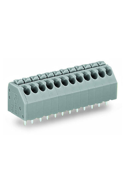 Wago - Wago 250-102 140 Adet 3.5mm Basma Düğmeli 1 İletkenli 2 Kutuplu PCB Klemens