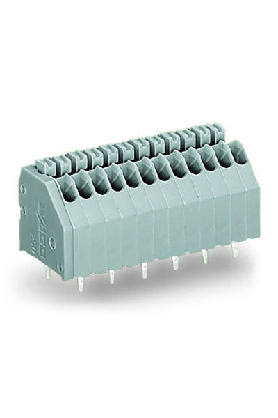 Wago - Wago 250-402 180 Adet 2.5mm Basma Düğmeli 1 İletkenli 2 Kutuplu PCB Klemens