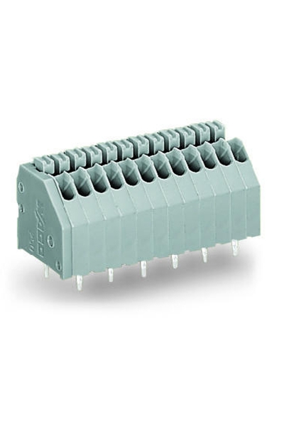 Wago - Wago 250-403 130 Adet 2.5mm Basma Düğmeli 1 İletkenli 3 Kutuplu PCB Klemens
