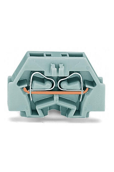 Wago - Wago 260-321 50 Adet 1.5mm2 Gri Snap in Sonlandırma 2 İletkenli Mini Klemens