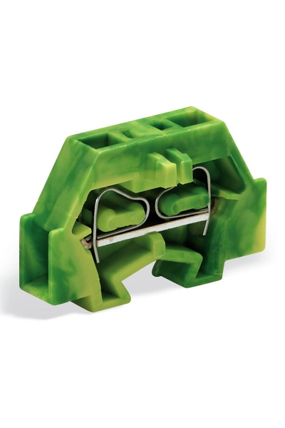 Wago 260-327 50 Adet 1.5mm2 Sarı Yeşil Snap in Sonlandırma 2 İletkenli Mini Klemens - Thumbnail