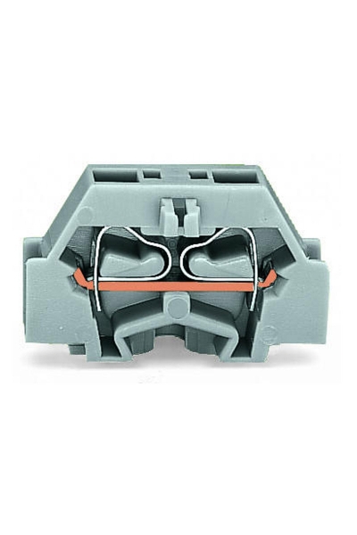 Wago - Wago 261-301 50 Adet 2.5mm2 Gri Flanşlı 2 İletkenli Mini Klemens