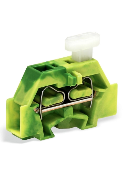 Wago 261-307/331-000 50 Adet 2.5mm2 Sarı Yeşil Flanşlı 2 İletkenli Mini Klemens - Thumbnail