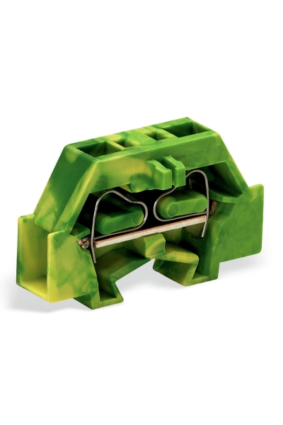 Wago 261-327 50 Adet 2.5mm2 Sarı Yeşil Snap in Sonlandırma 2 İletkenli Mini Klemens - Thumbnail