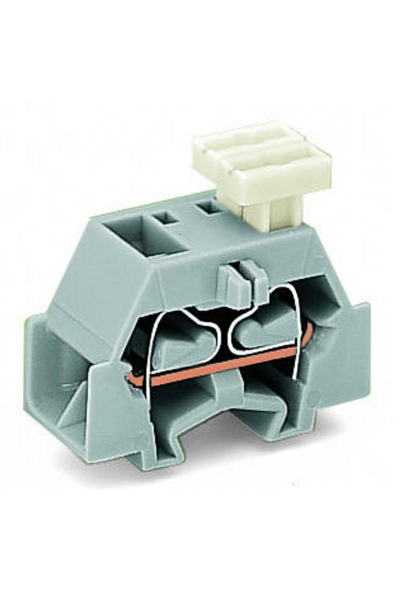 Wago 261-331/332-000 50 Adet 2.5mm2 Gri Flanşlı 4 İletkenli Mini Klemens