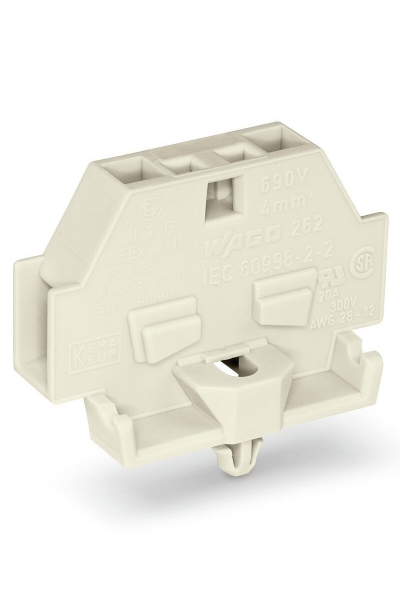 Wago 262-180 50 Adet 4mm2 Gri Snap in 2 İletkenli Mini Klemens - Thumbnail