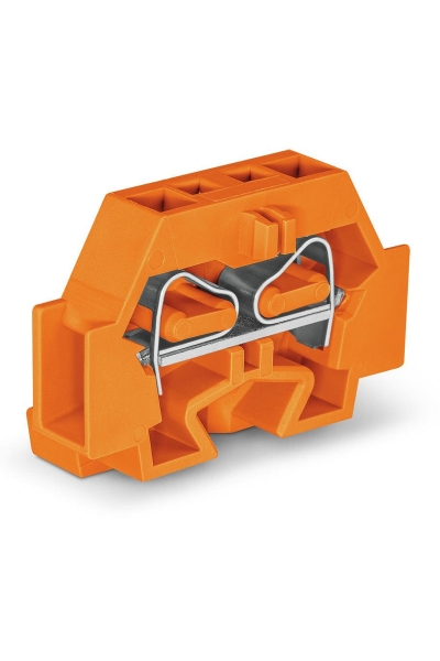 Wago 262-306 2 50 Adet 4mm2 Turuncu Flanşlı 2 İletkenli Mini Klemens - Thumbnail