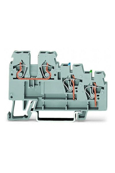 Wago - Wago 270-572 50 Adet 2.5mm2 Toprak Hatlı Aktüatör Klemensi