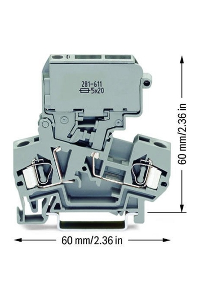 Wago 281-611 50 Adet 4mm2 Sigortalı Klemens - Thumbnail