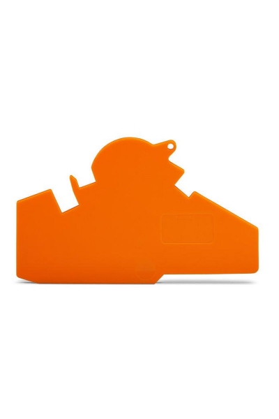 Wago - Wago 282-387 10 Adet Ayırıcı Klemensler için Turuncu Sonlandırma Plakası