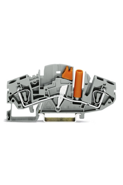 Wago - Wago 282-811 20 Adet Temassız Test Prizli 2 İletkenli Aktarma Klemensi