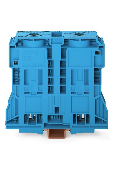 Wago - Wago 285-1184 5 Adet 25-185mm2 Mavi 2 İletkenli Yüksek Akım Klemensi
