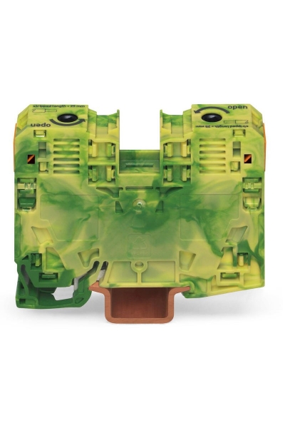 Wago - Wago 285-137 15 Adet 6-35mm2 Sarı Yeşil 2 İletkenli Yüksek Akım Klemensi