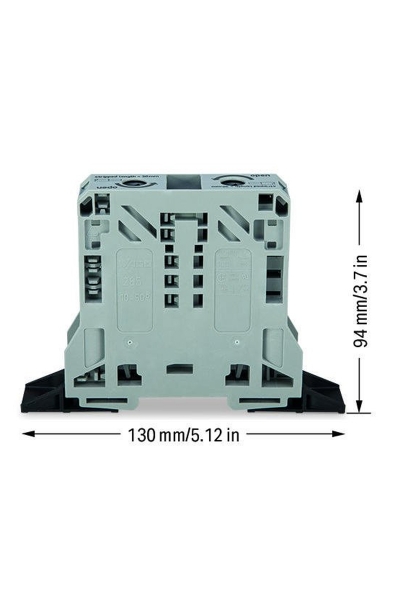 Wago 285-141 5 Adet 50-70mm2 Gri 2 İletkenli Yüksek Akım Klemensi - Thumbnail