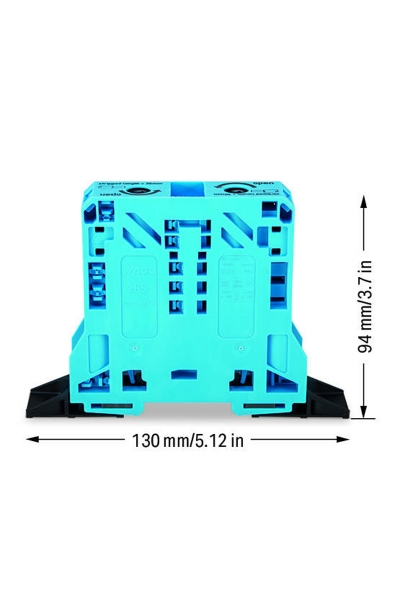 Wago 285-144 5 Adet 50-70mm2 Mavi 2 İletkenli Yüksek Akım Klemensi - Thumbnail