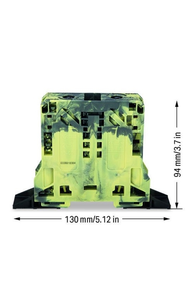 Wago 285-147 5 Adet 50-70mm2 Gri Sarı 2 İletkenli Yüksek Akım Klemensi - Thumbnail