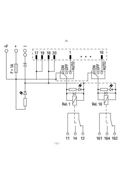 Wago 704-5044 16 Kanallı Ledli 6mm Röle Arabirimi - Thumbnail