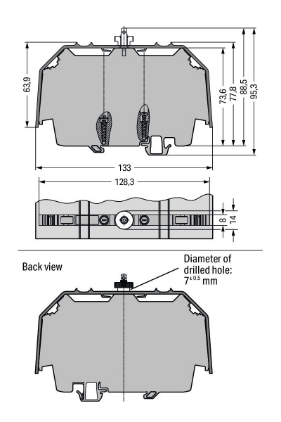 Wago 709-169 10 Adet Ray Kapağı Taşıyıcı - Thumbnail