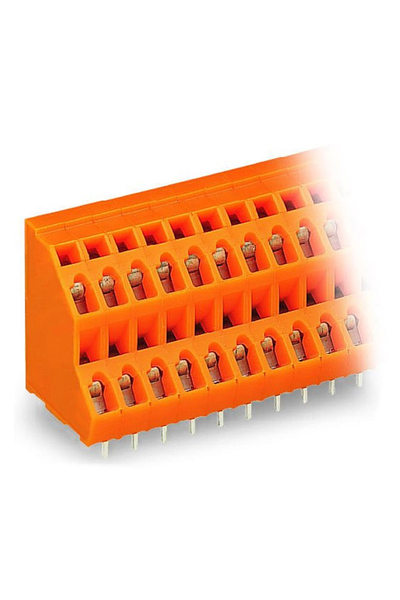 Wago - Wago 736-302 161 Adet Turuncu 2.5mm2 2x2 Kutuplu Çift Katlı PCB Klemens