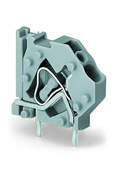 Wago - Wago 745-803 50 Adet 4mm2 Açık Gri Tekli Modül Yüksek Akım PCB Klemens