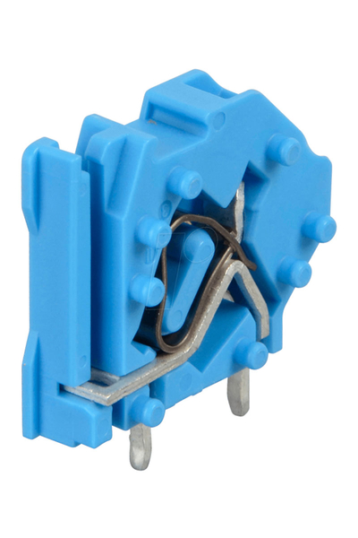 Wago - Wago 745-804 50 Adet 4mm2 Mavi Tekli Modül Yüksek Akım PCB Klemens