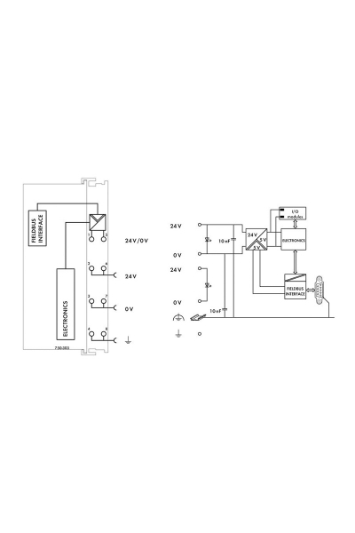 Wago 750-303 PROFIBUS DP/FMS 12 Mbaud Kuplör - Thumbnail
