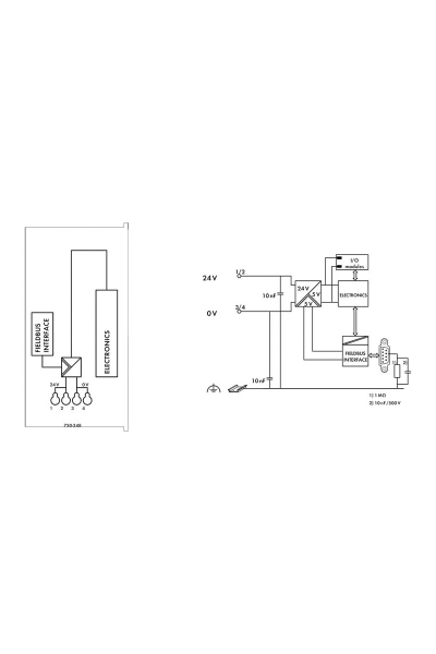 Wago 750-348 CANopen 10 kBd-1 MBd Kuplör - Thumbnail