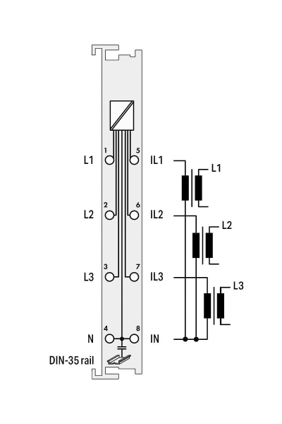 Wago - Wago 750-493 1A 3 Faz Enerji Analizörü Wago 750-493 1A 3 Faz Enerji Analizörü - Thumbnail