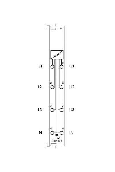 Wago 750-494 1A 3 Faz Enerji Analizörü - Thumbnail