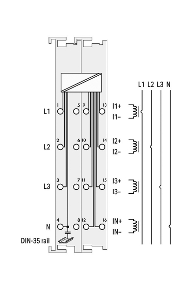Wago - Wago 750-495/000-001 690V 5A 3 Faz Enerji Analizörü Wago 750-495/000-001 690V 5A 3 Faz Enerji Analizörü - Thumbnail