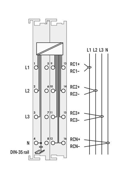 Wago - Wago 750-495/000-002 690V 1A 3 Faz Enerji Analizörü Wago 750-495/000-002 690V 1A 3 Faz Enerji Analizörü - Thumbnail