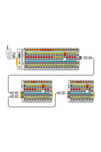 Wago 750-628 Dahili Veri-Yolu Genişletmesi için Kuplör Modülü - Thumbnail