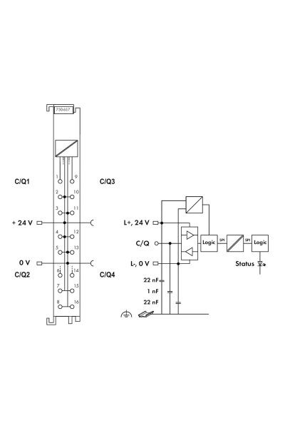 Wago 750-657 4 Port I/O Link Master Modülü - Thumbnail
