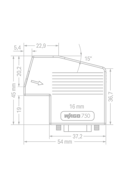 Wago 750-961 INTERBUS D-Sub Dişi Konnektör - Thumbnail