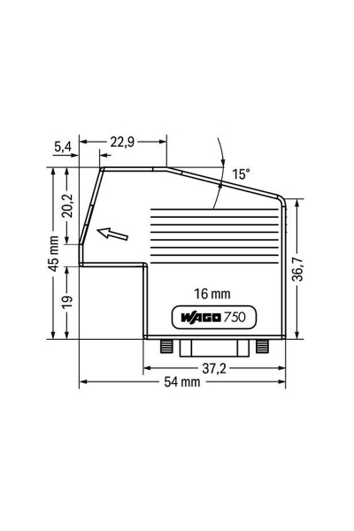 Wago 750-962 INTERBUS D-Sub Erkek Konnektör - Thumbnail