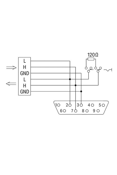 Wago 750-963 CANopen D-Sub Dişi Konnektör - Thumbnail
