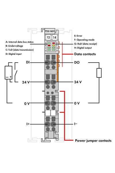 Wago 753-1631 LoVo 24VDC SMI Master Modül - Thumbnail