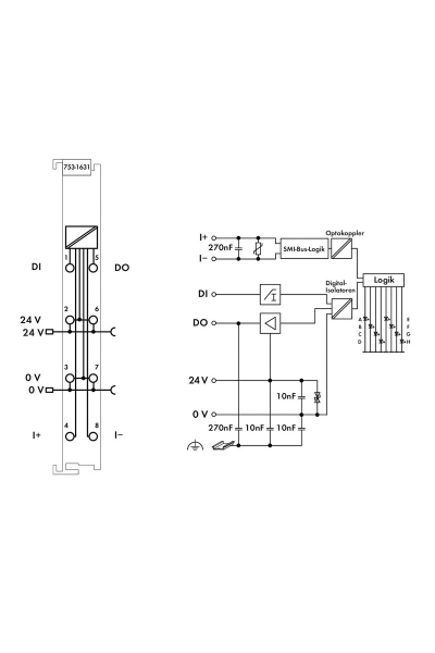 Wago 753-1631 LoVo 24VDC SMI Master Modül - Thumbnail