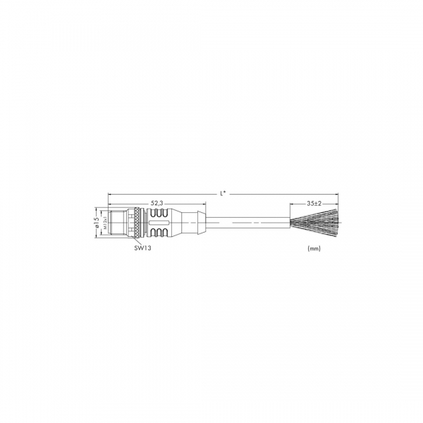 Wago 756-1303/060-200 20.0m S-Bus için Bağlantı Kablosu - Thumbnail