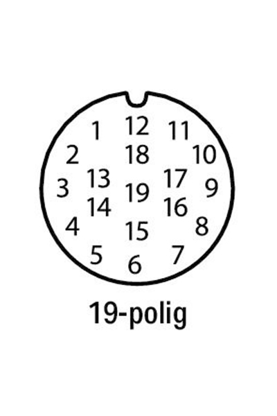 Wago 756-3203/190-050 19 Kutuplu 5m Sensör Aktüatör Kablosu - Thumbnail