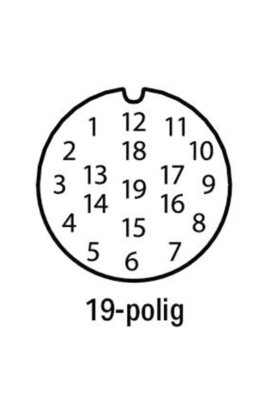 Wago 756-3203/190-100 19 Kutuplu 10m Sensör Aktüatör Kablosu - Thumbnail