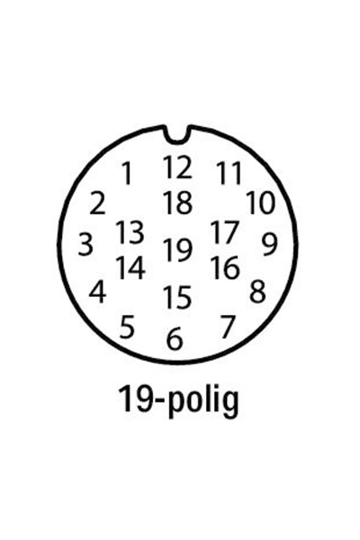 Wago 756-3204/190-050 19 Kutuplu 5m Sensör Aktüatör Kablosu - Thumbnail