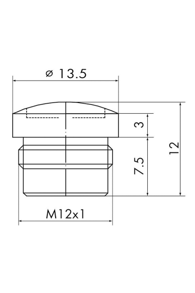 Wago 756-8102 10 Adet M12 Koruyucu Kapak - Thumbnail