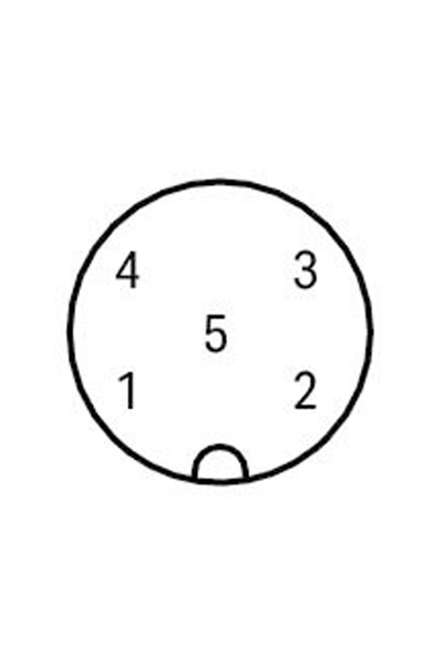 Wago 756-9207/060-000 Ekranlı A Kodlu Düz CANopen/DeviceNet M12 Fiş - Thumbnail