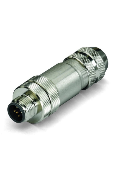 Wago - Wago 756-9401/060-000 Ekranlı B Kodlu Düz M12 Fiş Wago - Wago 756-9401/060-000 Ekranlı B Kodlu Düz M12 Fiş