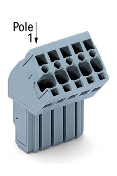 Wago 769-106/022-000 25 Adet 4mm2 Gri 6 Kutuplu Kod Tırnaklı Dişi Konnektör - Thumbnail
