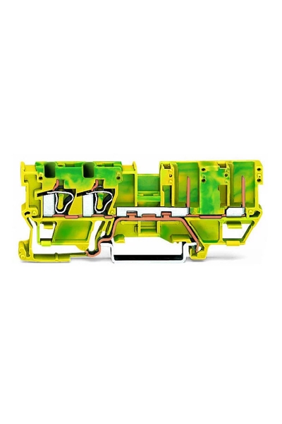 Wago - Wago 769-217 50 Adet 4mm2 2 İletken 2 Pin Topraklama Ray Klemensi