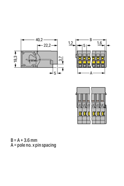 Wago 769-602 100 Adet 4mm2 2 Kutuplu Konnektör - Thumbnail