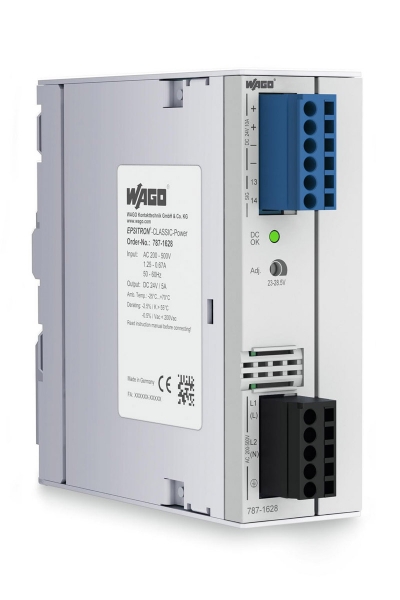 Wago 787-1628 3 faz Giriş AC 320V 575V 24 VDC/5A Klasik Epsitron Güç Kaynağı - Thumbnail